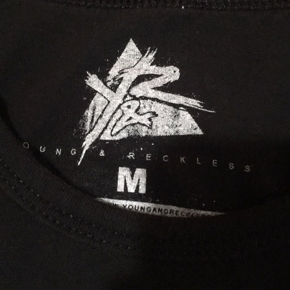 Young and Reckless Cut Off T Shirt - Picture 3 of 4